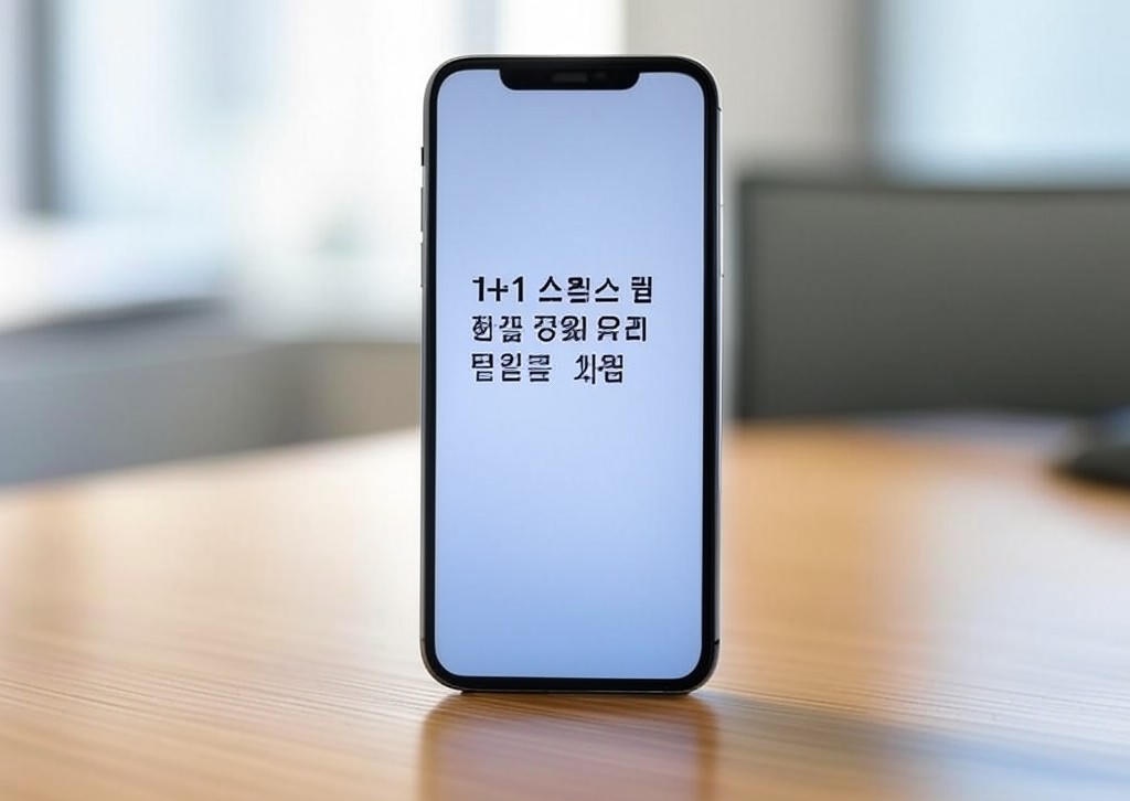 1+1 스톤스틸 방탄 강화 유리 액정 보호 필름 - 이미지 1