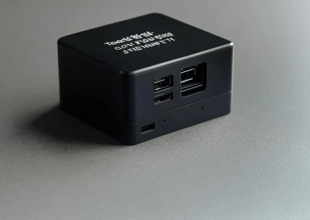 Toocki 접지형 GaN PD 100W 3포트 C타입 PPS 초고속 멀티 충전기, 1개, 블렉 - 이미지 1