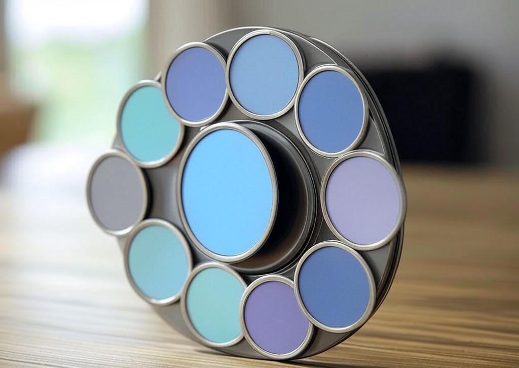 나오미 휴대폰 마그네틱 자석 거치대용 철판 플레이트, 1세트, 원형 X 10개 (보호필름 10p) - 이미지 1