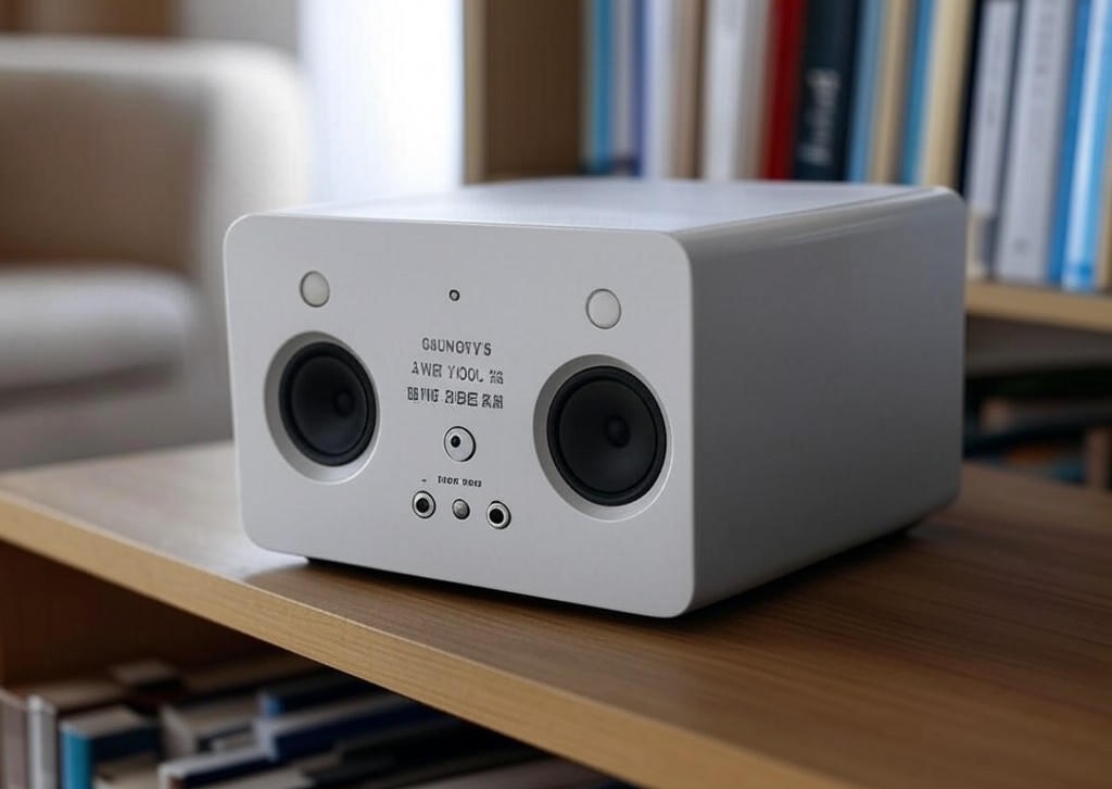 SAUNGYU 2채널 100W 앰프내장 액티브 모니터 하이파이 블루투스 북쉘프스피커 USB DAC/ARC/옵티컬, 화이트, BK4020D - 이미지 1