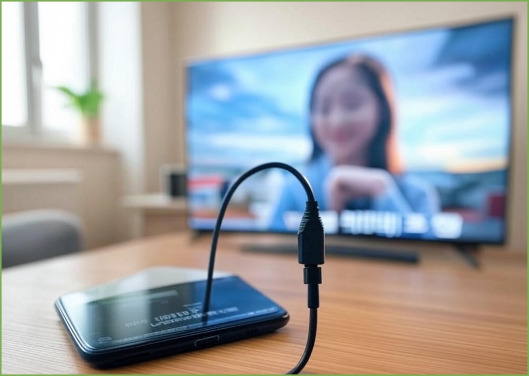 홈플래닛 C to HDMI 4K 60Hz 스마트폰 미러링 케이블 - 이미지 1